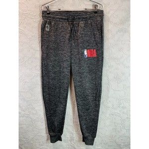 NBA Basketball Men's Training Gym Athletic Sweat Pants Charcoal Gray Size M